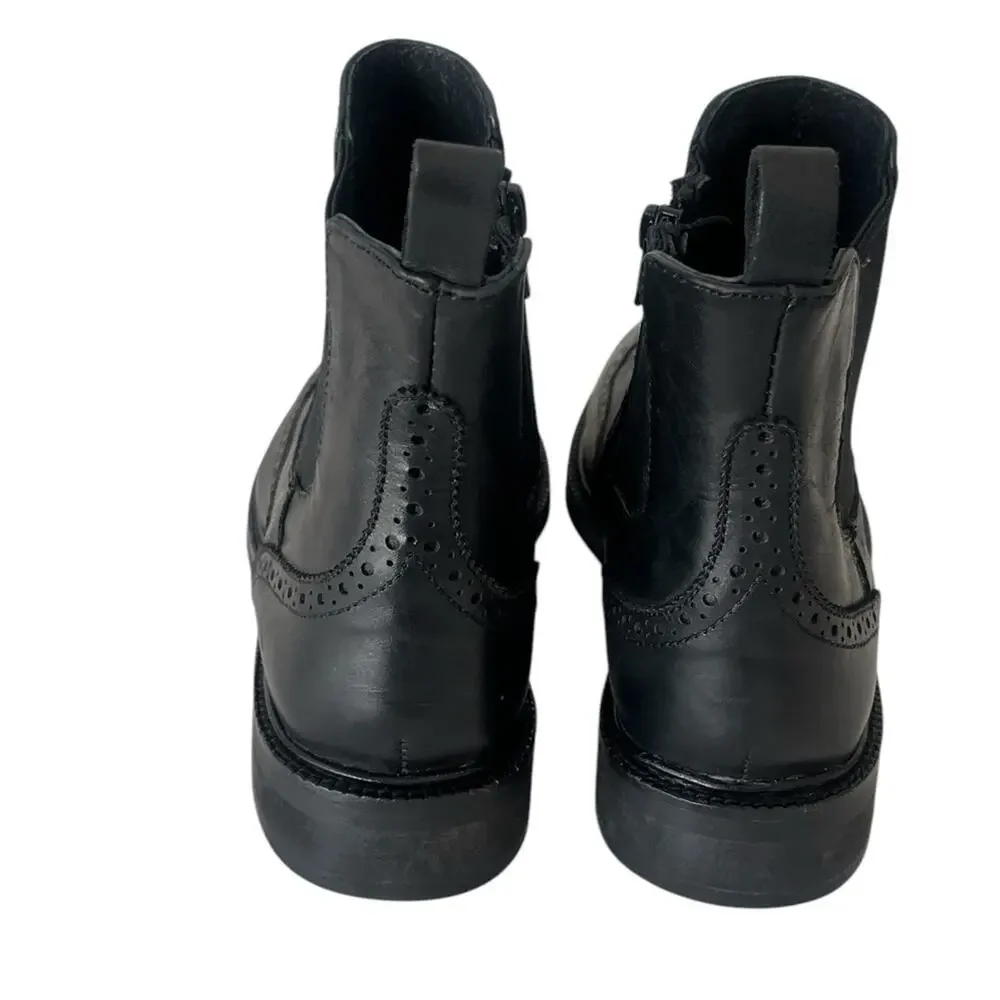Jeffrey Campbell Edmone Leather Chelsea boots black 7.5 - Picture 7 of 13